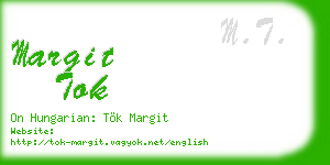 margit tok business card